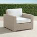 Palermo Lounge Chair with Cushions in Dove Finish - Resort Stripe Juniper, Standard - Frontgate