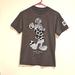 Disney Tops | Disney Neff Gray Short Sleeve Graphic Tee Mickey Mouse Animal Print Small Euc | Color: Gray/White | Size: S