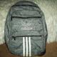 Adidas Bags | Adidas Backpack Full Size Black/Gray 3 Stripes School Bag Travel Gym Trefoil | Color: Black/Gray | Size: Os