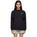 Adidas Tops | Adidas Stella Mccartney Sweater Womens Xs Navy Black Hollow Sweatshirt Pullover | Color: Black/White | Size: Xs