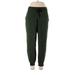 DKNY Sport Sweatpants - High Rise: Green Activewear - Women's Size Large