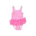 Cat & Jack One Piece Swimsuit: Pink Polka Dots Sporting & Activewear - Size 9 Month