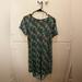 Lularoe Dresses | Lularoe Carly Dress, Green Floral | Color: Green | Size: S