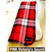 Pink Victoria's Secret Bedding | Pink Victoria’s Secret Plaid Velour Thick Sherpa Like Back Blanket 50x60 | Color: Black/Red | Size: 50x60