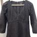 J. Crew Dresses | J Crew Black Tiered Maxi Dress In Mixed Eyelet Size 2 | Color: Black | Size: 2