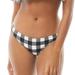 Kate Spade Swim | Kate Spade New York Shoreside Checkered Swim Bottoms Full Coverage New Large | Color: Black/White | Size: L