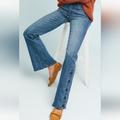Anthropologie Jeans | High Rise Button Detail Bootcut Jeans | Color: Black/Blue | Size: 31