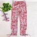 Anthropologie Pants & Jumpsuits | Daily Practice By Anthropologie | Allie Leggings Pink Floral Watercolor Small | Color: Pink/Purple | Size: S