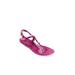 Coach Shoes | Coach Women's T Strap Flat Sandals Pink Size 5 | Color: Pink | Size: 5