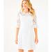 Lilly Pulitzer Dresses | Lilly Pulitzer Allyson Dress Floral Lace Resort White Size Large 12 | Color: White | Size: 12