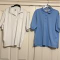 Columbia Shirts | Columbia Pfg Blue Polo & White Polo - (2) Work Condition Shirts | Color: Blue/White | Size: M