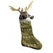 Disney Holiday | Disney Frost Sven Singing Reindeer Xmas Stocking 2015 Gemmy Plush U | Color: Brown/Green | Size: Os