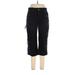 Gloria Vanderbilt Cargo Pants - High Rise Straight Leg Boyfriend: Black Bottoms - Women's Size 10