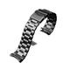 Stainless Steel Watchband Curved Strap Casio EFR-526/303/304/530/556/552 Men's BEM-506/501 Bracelet Wristband 20 22 24mm (Color : C black, Size : 24mm)