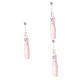 Gatuida 3 Pcs Automatic Toothbrush Bristle Toothbrush Bathroom Teeth Cleaning Electric Toothbrush Powered Kid Toothbrush Toothbrushes Toothbrush for Children Battery Water Proof Pink