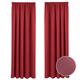 The Mill Shop Woven Pencil Pleat Blackout Curtains (1 Pair). Size 65 x 54" (165 x 137cm). Washable Blackout Curtains for Living Room or Bedroom with 3" Tape Top - Genuine The Mill Shop Window Curtains