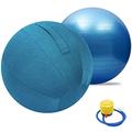Gym Exercise Ball Chair,55cm/65cm/75cm yoga Ball for Fitness, Pilates,Balance Ball Chair Exercise Stability Yoga Ball Premium Ergonomic Chair, 45cm/55cm/65cm Swiss Ball With Pump, For Fitness Birt