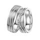 Trauring DOOSTI "Schmuck Geschenk Edelstahl Ehering Partnerring LIEBE" Fingerringe Gr. 60, ohne Zirkonia, Edelstahl, 6 mm, silberfarben (edelstahlfarben) Trauringe