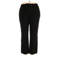 Venezia Jeans Clothing Co. Dress Pants - High Rise: Black Bottoms - Women's Size 22 Tall