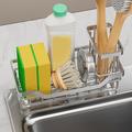 cangbaoge Stainless Steel Sink Caddy Stainless Steel in Gray | 4.72 H x 3.54 W x 8.26 D in | Wayfair S0144839