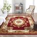 Red Rectangle 9'3" x 12'6" Area Rug - Astoria Grand Colindale Le Petit Palais Traditional Rug Polypropylene | Wayfair