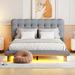 Ivy Bronx Ishmil Platform Storage Bed Upholstered/Velvet in Gray | 40 H x 67 W x 85.8 D in | Wayfair 29D5732158DA48A58B259BD23DEC0FAF