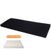 Latitude Run® 3” Thickness Eggshell Foam Massage Breathable 50D High-Resilience Functional Bench Outdoor Cushion in Black | 3 H x 61 W x 17 D in | Wayfair