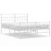 Ebern Designs Danzell Bed Metal in White | 35.4 H x 61.4 W x 81.5 D in | Wayfair 056EE2640DFB4F34A6E46247675BC2F5