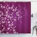 East Urban Home Japanese Shower Curtain Sakura Bloom Spring Season Polyester | 84 H x 69 W in | Wayfair 3ED74FFF2A2649A8AB38472B09F2F2D2
