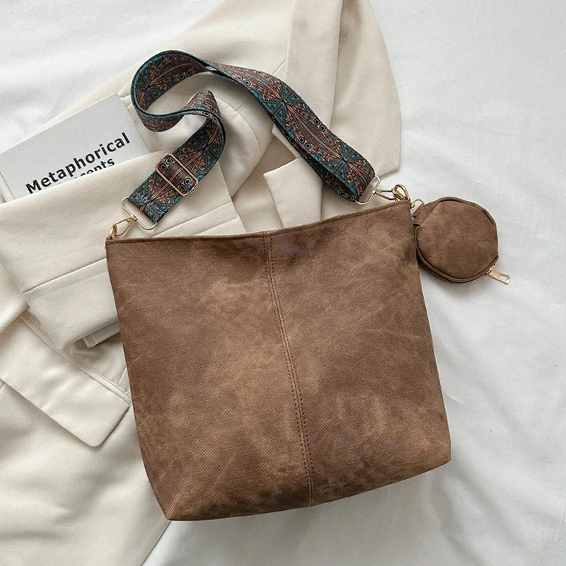 Sac à bandoulière Vintage pour femmes, grande capacité, sacs à bandoulière décontractés, sacs à main et bourses en cuir Pu, fourre-tout de styliste