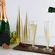 Flûtes à Champagne en Plastique de 135ml Fournitures de ixd'Anniversaire de Mariage Bar Vin