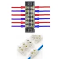 ShuBox-Bornes à vis électriques en laiton bande de barrière isolée connecteur de fil connexion de