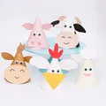 Chapeau en Papier Animaux de la Ferme pour Enfant Décoration de ixd'Anniversaire Accessoires pour