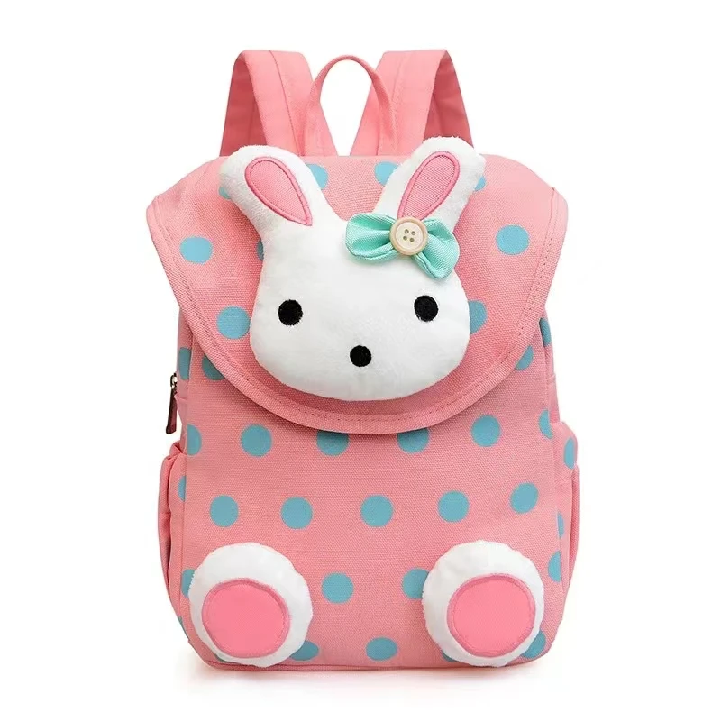 Sac à dos multicolore Style lapin mignon pour enfants, sac d'école à la mode pour filles de la maternelle, sac de pâques Mochila