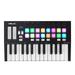 WORLDE Orca mini25 Portable 25-Key USB MIDI Keyboard Controller with 16 RGB Backlit Trigger Pads 8 Assignable Control Knobs