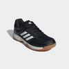 Hallenschuh ADIDAS PERFORMANCE, Gr. 42, schwarz-weiß (core schwarz, cloud weiß, gum10), Textil, Synthetik, sportlich, Schuhe, geeignet für jeden Hallensport