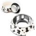 Pet Water and Food Bowls Stainless Steel Pet Bowl Cat Water Bowl Pet Dog Bowl Puppy Bowl Stainless Steel Dog Bowl Pets Feeder Bowl Dog Feeding Bowls Tableware Small Animals