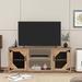 Modern TV Stand, Entertainment Center for 65'' TV with Double Doors TV Console with Adjustable Shelves Television Stands