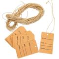 200pcs Price Tags with String Clothing Price Tags Writable Paper Tags Label Tags