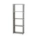 Oahisha Wooden Bookshelf Bookshelf Shelf Rack Storage Rack Magazine Rack Bookcase Shelving Display Shelves Storage Unit PP and Non-woven Fabric Shelf (Five-story Silver Gray)