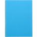 Ecoqua Notebook Large Spiral-Bound Blank 70 Sheets Blue