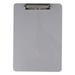 Universal Aluminum Clipboard with Low Profile Clip 0.5 Clip Capacity Holds 8.5 x 11 Sheets Aluminum (40301)