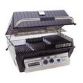 N Premium Grill Head with Flare Busters Briquets - Black - Propane