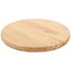 Solid Wood Round Stool Panel Surface Accessories Seat Wooden (29.5cm S) Chairs Replacement Seating Pad Part