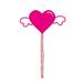 Farfi Valentine s Day Felt Garden Flag Vibrant Color Heart-shaped Create Romantic Atmosphere Decorative Outdoor Patio Hanging Flags (Type D)