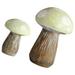 2 Pcs Home Decor Outdoor Plants Mushroom Statue Simulated Mushroom Ornament Crafts Resin Child