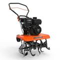 Yard Force Front Tine Tiller Cultivator with Briggs & Stratton 208cc 4-Cycle OHV Engine Adjustable tilling width