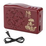 Portable Buddha Music Player Buddhist Chanting Player Buddhist Prayer Machine with 30 Buddhist Scriptures Scrip US Plug