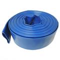 1 1/2 Dia. x 100 ft HNLLC Heavy Duty PVC Lay Flat Discharge and Backwash Hose for Water Transfer Applications. Agricultural Grade.