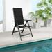 Gymax Patio Folding Chairs Lightweight Outdoor Dining Chairs w/ Padded Seat